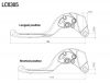 Spojková páčka Adjustable plus - KAWASAKI Z650/Z900, Ninja a Versys, hliník